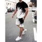 👕 OFFRE LIMITÉE -50 % ! 💥 Ensemble décontracté à imprimé dynamique pour homme – Coups de pinceau 3D, tissu doux, coupe ergonomique ✨