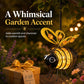 🐝PROMO FLASH 50%🌸Lumière Abeille Solaire Suspendue – Métal, Allumage Auto Crépuscule, Résiste Intempéries, 6-12h d'Éclairage, Idéale Jardin & Balcon 🏡✨