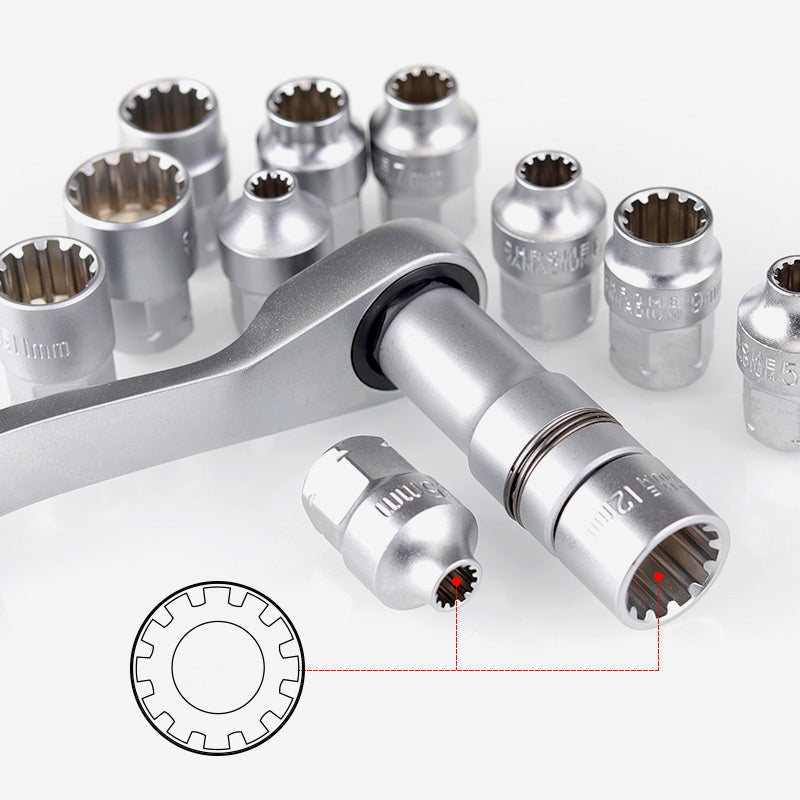 🔧 50% DE RÉDUCTION ! 🛠️ Kit Clé à Cliquet 29 Pièces – Acier Chrome-Vanadium – Douilles & Embouts for Bricolage & Auto