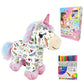 Kit de peluche licorne à colorier soi-même