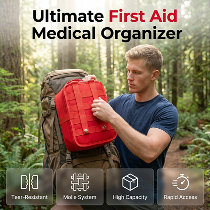 Sac Organisateur Médical d'Urgence en Tissu Oxford