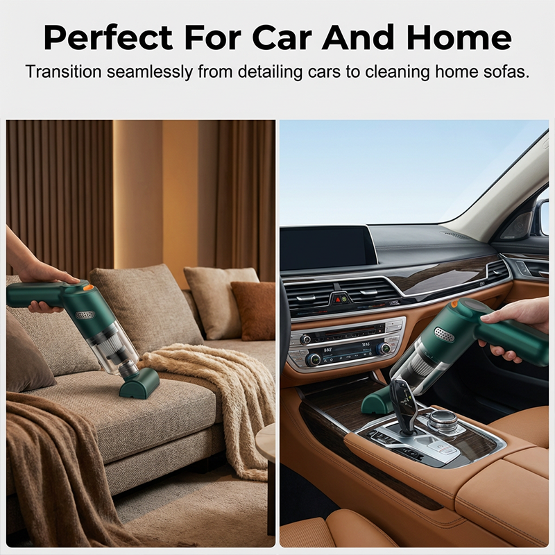 🚗 Aspirateur Voiture Sans Fil – Aspiration 10000Pa, Léger 400g & Batterie 4000mAh – 30 Min d’Autonomie – Parfait pour Voiture, Maison et Bureau 💨✨