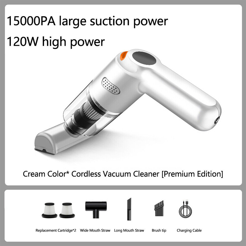 🚗 Aspirateur Voiture Sans Fil – Aspiration 10000Pa, Léger 400g & Batterie 4000mAh – 30 Min d’Autonomie – Parfait pour Voiture, Maison et Bureau 💨✨