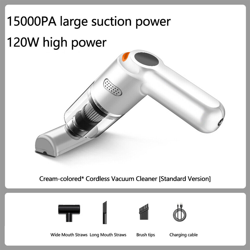 🚗 Aspirateur Voiture Sans Fil – Aspiration 10000Pa, Léger 400g & Batterie 4000mAh – 30 Min d’Autonomie – Parfait pour Voiture, Maison et Bureau 💨✨