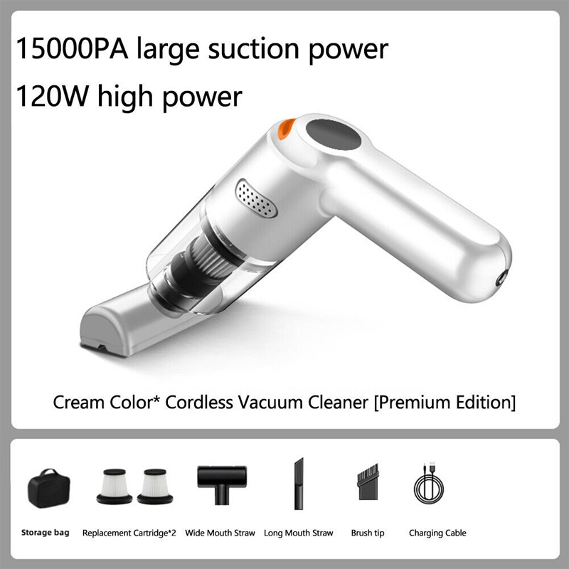 🚗 Aspirateur Voiture Sans Fil – Aspiration 10000Pa, Léger 400g & Batterie 4000mAh – 30 Min d’Autonomie – Parfait pour Voiture, Maison et Bureau 💨✨