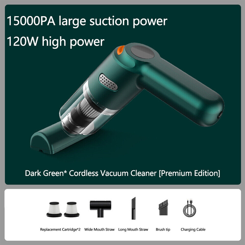 🚗 Aspirateur Voiture Sans Fil – Aspiration 10000Pa, Léger 400g & Batterie 4000mAh – 30 Min d’Autonomie – Parfait pour Voiture, Maison et Bureau 💨✨