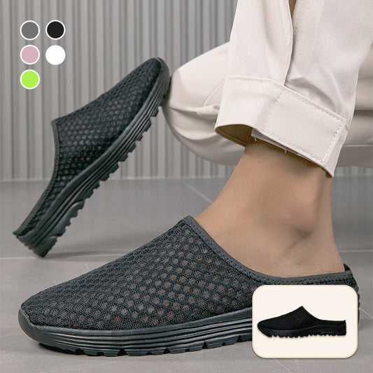 👟Mules en Maille Aérée Unisexes – Semelle Épaisse Confortable Anti-Dérapante🌿 légères et confortables pour le quotidien