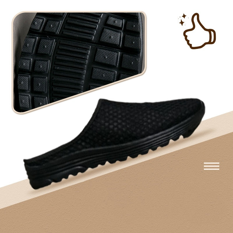 🔥-42%👟 Mules en Maille Aérée Unisexes – Semelle Épaisse Confortable Anti-Dérapante🌿 légères et confortables pour le quotidien