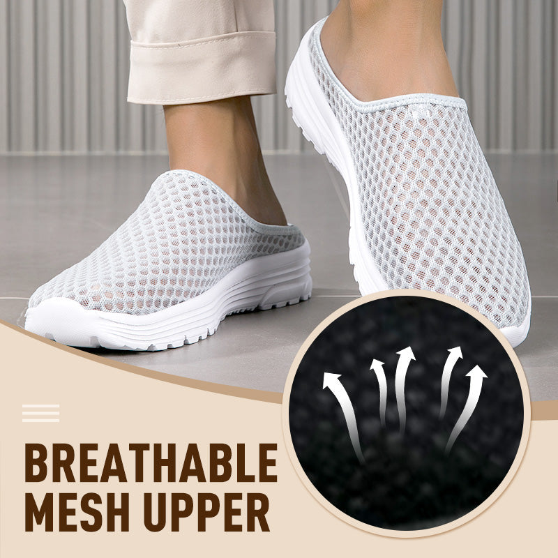 🔥-42%👟 Mules en Maille Aérée Unisexes – Semelle Épaisse Confortable Anti-Dérapante🌿 légères et confortables pour le quotidien