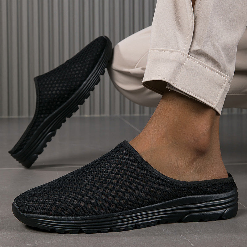 🔥-42%👟 Mules en Maille Aérée Unisexes – Semelle Épaisse Confortable Anti-Dérapante🌿 légères et confortables pour le quotidien