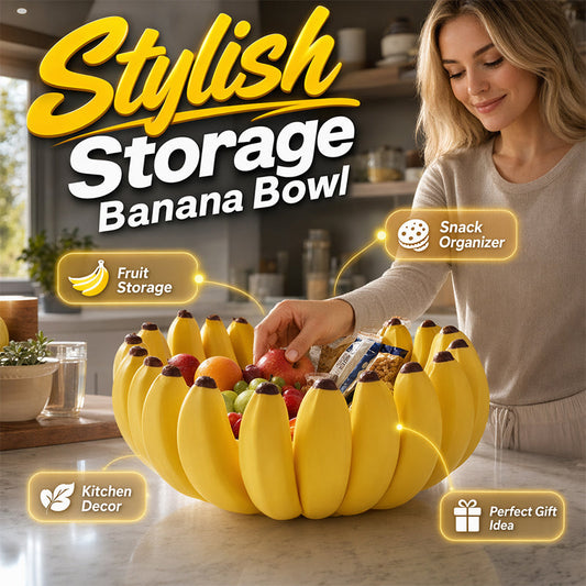 🍌 50 % de réduction pour une durée limitée 🍇 Bol à fruits créatif en forme de banane 🍓