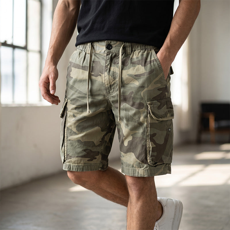 🩳 PROMO LIMITÉE 57% DE RÉDUCTION ! ✨ Shorts Cargo Décontractés Homme – Coupe Relax, Poches Multiples, Respirant 🌲