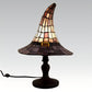 Lampe de sorcière enchantée en verre coloré