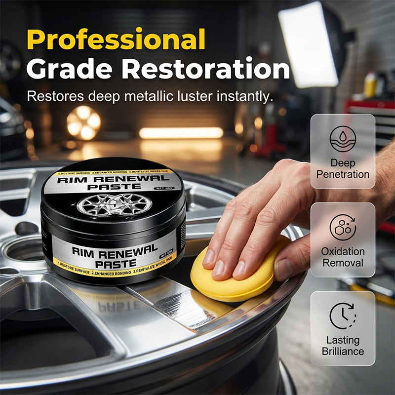 🚗 56% DE RÉDUCTION – Pâte Restauratrice Tout-en-Un pour Jantes – Efface les Rayures, Redonne Brillance & Protège Durablement ✨