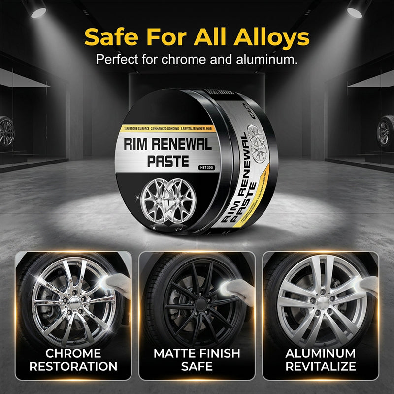 🚗 56% DE RÉDUCTION – Pâte Restauratrice Tout-en-Un pour Jantes – Efface les Rayures, Redonne Brillance & Protège Durablement ✨
