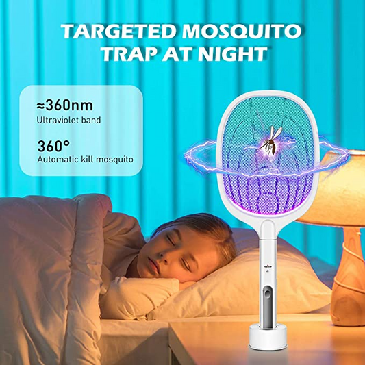 🦟Chasse-moustiques 2-en-1 & veilleuse – électrique, sans produit chimique & silencieux, idéal pour la maison, la chambre et le camping🔋