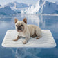 ❄️Tapis rafraîchissant en soie glacée pour animaux – Coussin rafraîchissant d'été pour chiens et chats, respirant et lavable, pour une utilisation intérieure et extérieure, léger et idéal pour les cages et les canapés