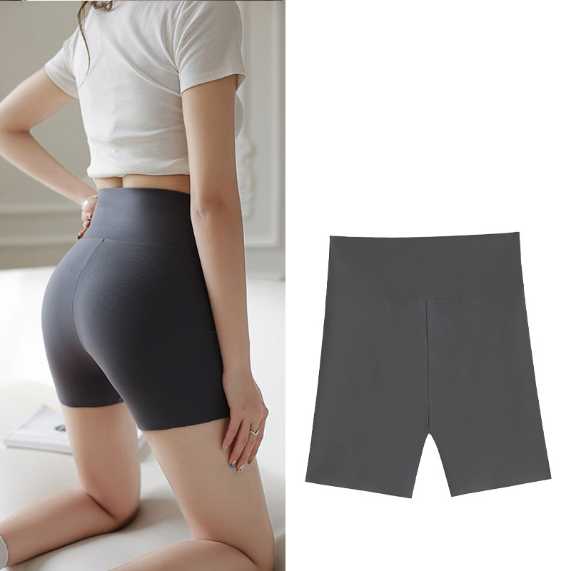 Shorts slip taille haute sans couture pour femme
