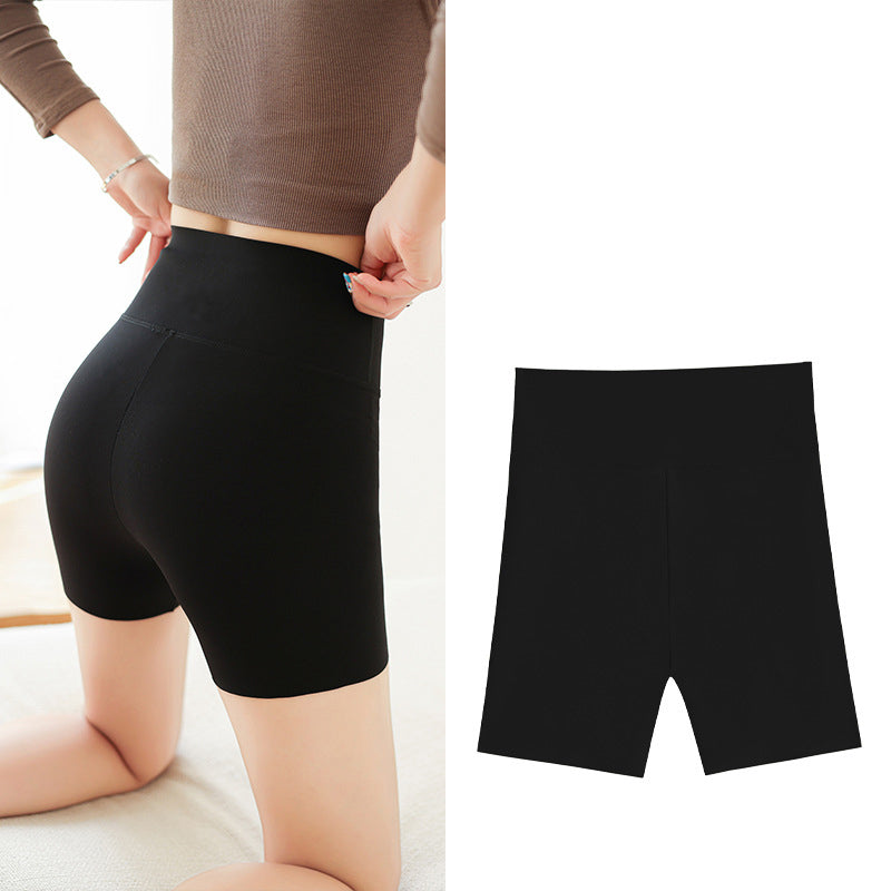 Shorts slip taille haute sans couture pour femme