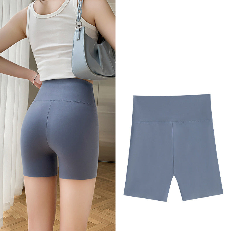 Shorts slip taille haute sans couture pour femme