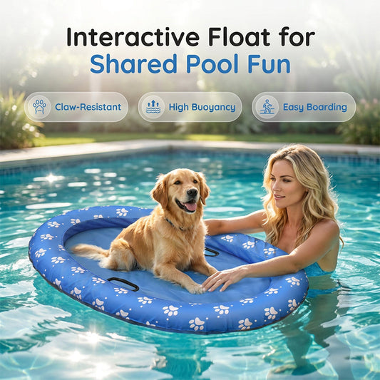 Bouée Gonflable Portable pour Animaux de Compagnie