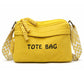 🎁2026 New Arrivals 60% OFF💥Women's Vintage Large-Capacity Crossbody Bag – Ribbed Fabric, Multi-Zip, Geometric Strap 🌿