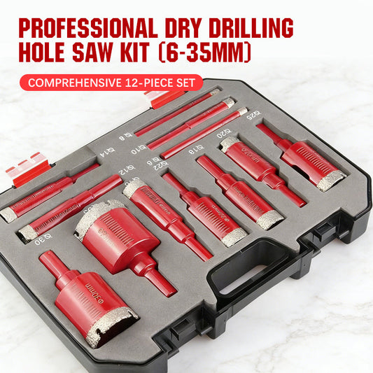 💎💎-50% ⏰Kit Professionnel de Forets Diamantés à Sec pour Carrelage (6-35mm)