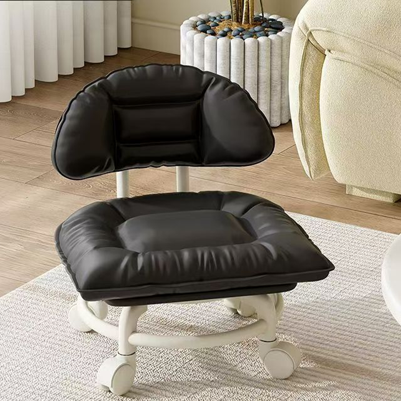 🎉 Soldes 2026 — Plus de 12 000 vendus ! 🪑 Tabouret bas roulant avec dossier – Roulettes silencieuses et confort nuage ☁️
