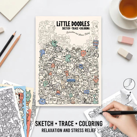 📢📢50% DE RÉDUCTION !! ⏰Livre de Coloriage Art Doodle Créatif