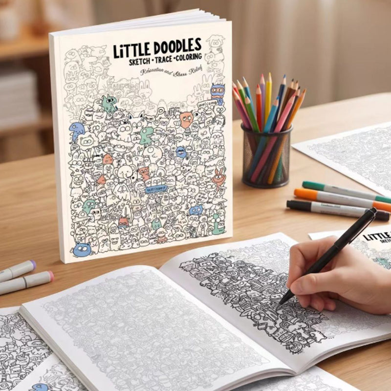 📢📢50% DE RÉDUCTION !! ⏰Livre de Coloriage Art Doodle Créatif