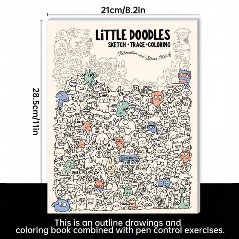 📢📢50% DE RÉDUCTION !! ⏰Livre de Coloriage Art Doodle Créatif