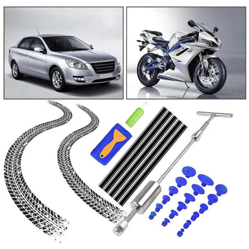 【🔥50 % de Réduction pour une Durée Limitée!🛠】 Kit de Débosselage T-Bar pour Réparation de Carrosserie Auto