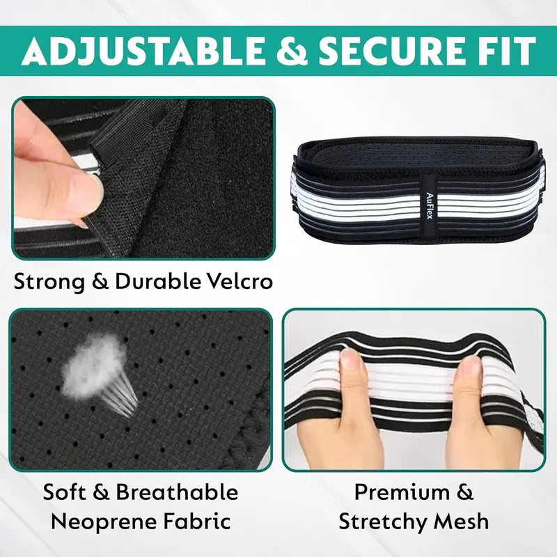 💪 PROMO LIMITÉE 50% DE RÉDUCTION ! ✨ Ceinture Sacro-Iliaque Sciatique – Respirante, Soutien Post-Partum, Maintien Sécurisé 🩹