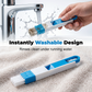 🪟🔥 Brosse nettoyage 2-en-1 pour rainures vitres, fentes et joints, nettoyage précis sans effort pour la maison ✨