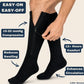 Chaussettes de sport de maintien montant jusqu'aux genoux avec fermeture à glissière