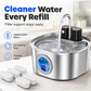 🐾 Soldes 2026 — Plus de 10 000 vendus!💧 Fontaine Eau Inox Chat & Chien – Filtration Intégrée & Silencieuse 🐱