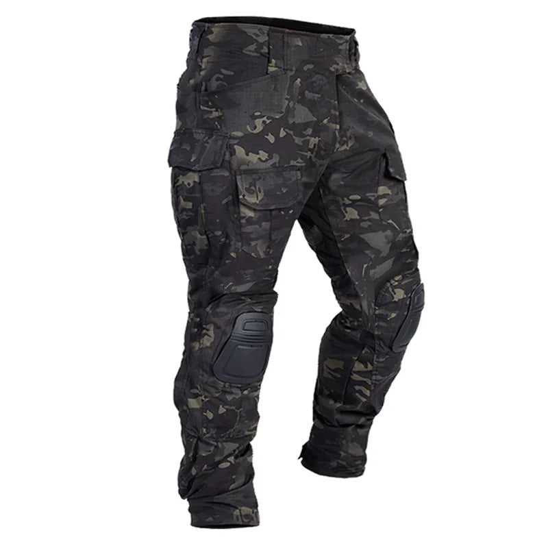 👖 OFFRE LIMITÉE –50% ! ✨ Pantalon Cargo Tactique Homme avec Genouillères – Genouillères Amovibles, Multi-Poches & Genoux Articulés – Protection et Mobilité sur Tous les Terrains 🛡️💪