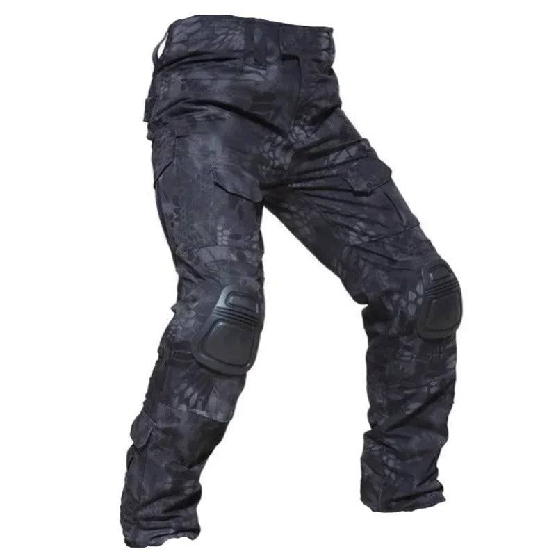👖 OFFRE LIMITÉE –50% ! ✨ Pantalon Cargo Tactique Homme avec Genouillères – Genouillères Amovibles, Multi-Poches & Genoux Articulés – Protection et Mobilité sur Tous les Terrains 🛡️💪