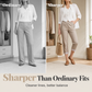 👖 Pantalon femme coupe slim raccourcie – Style casual chic, longueur cheville, silhouette flatteuse ✨🌸