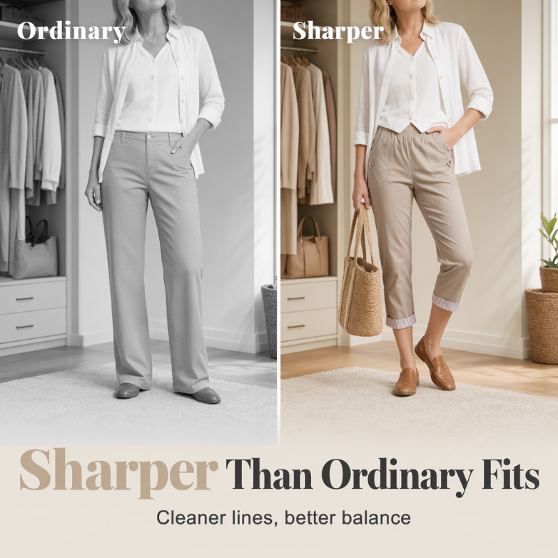 👖 Pantalon femme coupe slim raccourcie – Style casual chic, longueur cheville, silhouette flatteuse ✨🌸