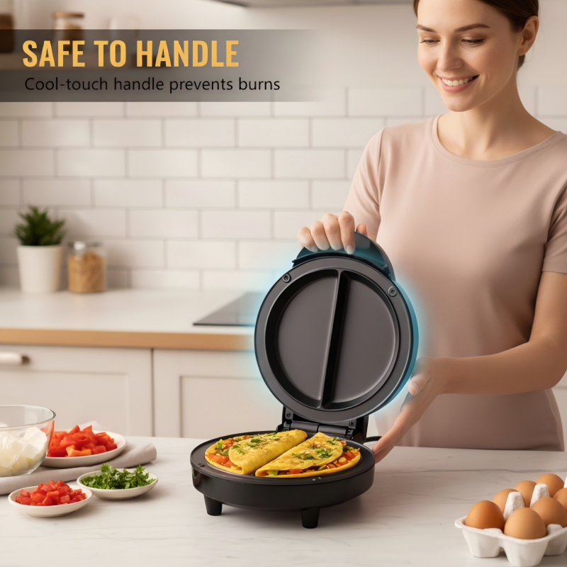 Plaque de Cuisson Électrique Multifonction Antiadhésive pour Petit-Déjeuner
