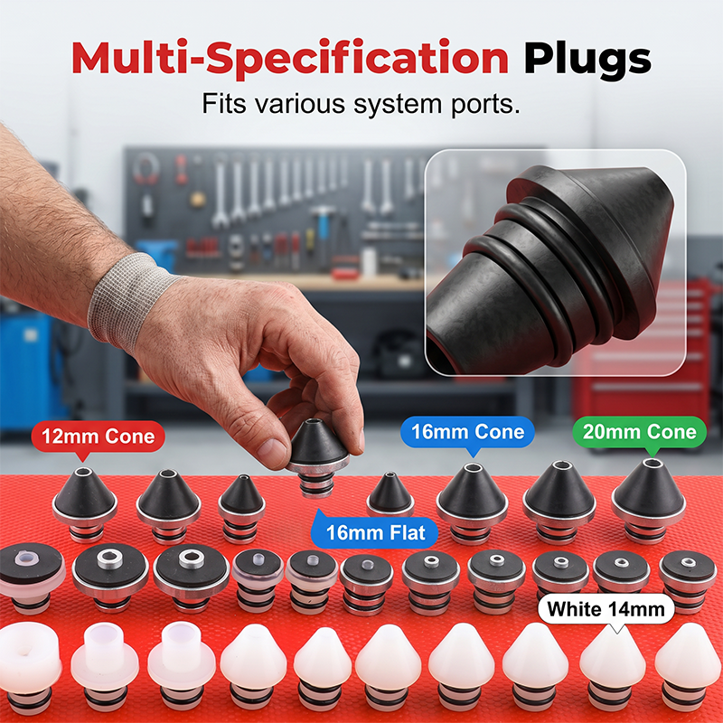 🔧 50% DE RÉDUCTION ! 🚗 Kit de Détection de Fuites de Climatisation Auto – Complet & Universel – Adaptateurs de Précision – Idéal pour Pros et Bricoleurs ❄️🔍✨