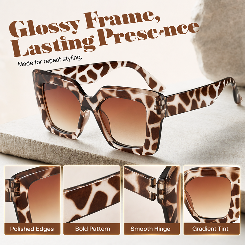 📢📢50% OFF !! ⏰50K+ SOLD!  ☀️Statement Square Sunglasses🕶️