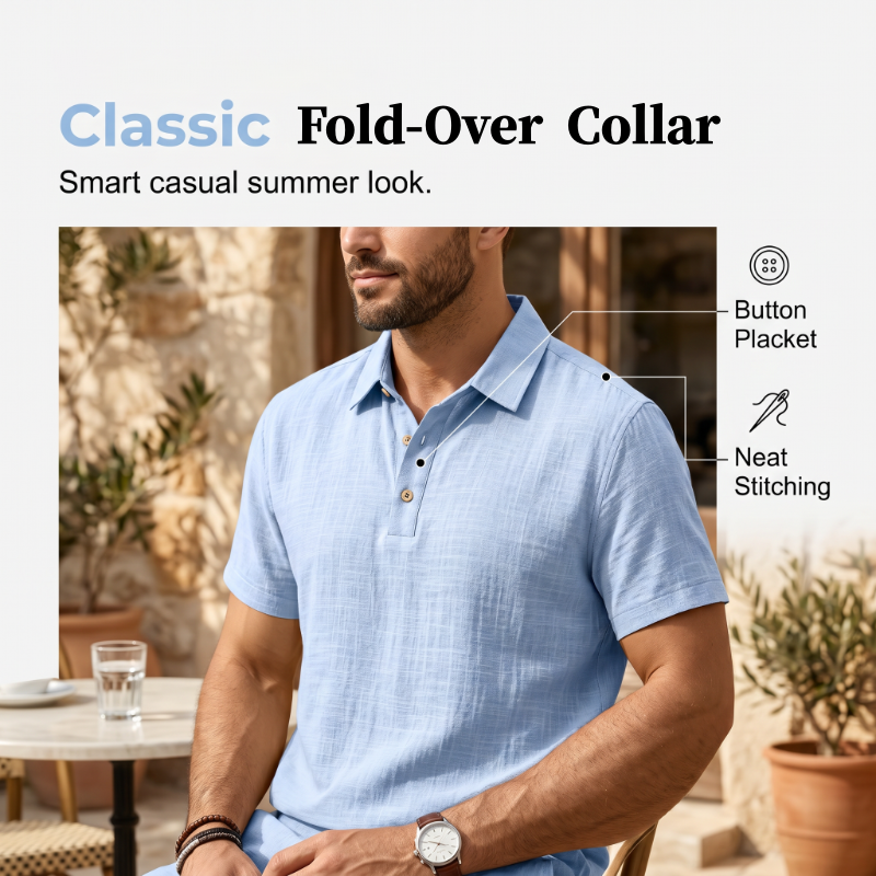 👔 PROMO EXCEPTIONNELLE 50% DE RÉDUCTION ! ☀️ Ensemble Lin Homme Été – Chemise Ample & Short Cargo – Respirant & Élégant – Parfait pour les Journées Chaudes et les Sorties Décontractées 🌊✨🩳