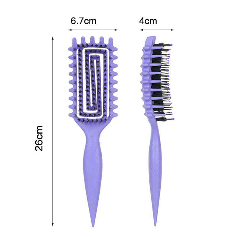 🌀🪮 Brosse à ventilation spécial boucles | Démêlage sans douleur, préserve la forme des cheveux crépus et ondulés ✅