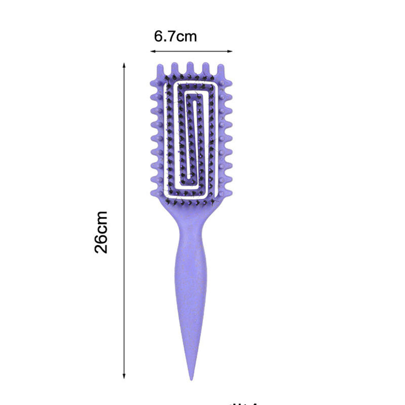 🌀🪮 Brosse à ventilation spécial boucles | Démêlage sans douleur, préserve la forme des cheveux crépus et ondulés ✅