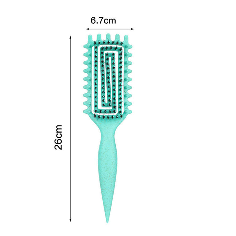 🌀🪮 Brosse à ventilation spécial boucles | Démêlage sans douleur, préserve la forme des cheveux crépus et ondulés ✅
