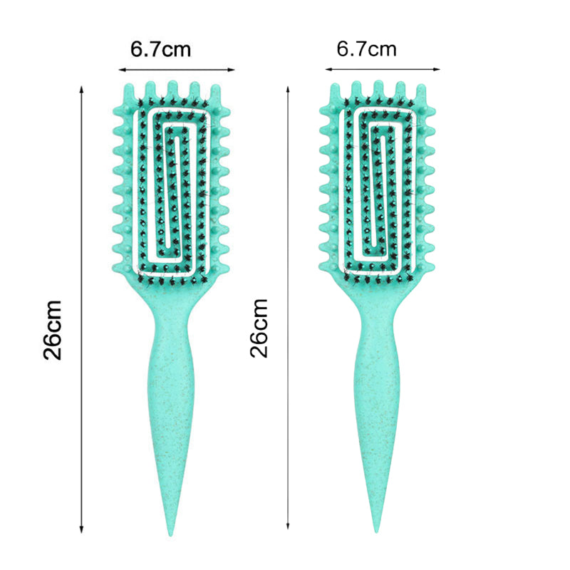 🌀🪮 Brosse à ventilation spécial boucles | Démêlage sans douleur, préserve la forme des cheveux crépus et ondulés ✅