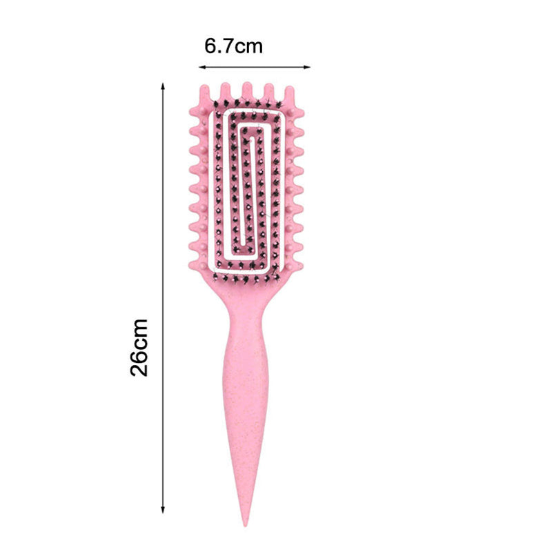 🌀🪮 Brosse à ventilation spécial boucles | Démêlage sans douleur, préserve la forme des cheveux crépus et ondulés ✅