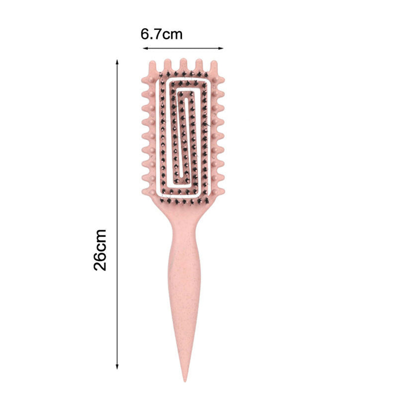 🌀🪮 Brosse à ventilation spécial boucles | Démêlage sans douleur, préserve la forme des cheveux crépus et ondulés ✅